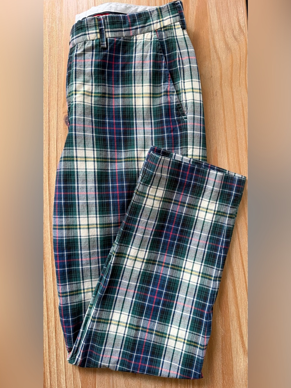 Vintage 1981 Polo Ralph Lauren Preppy Plaid Classic Golf Pants/Chinos 33/30